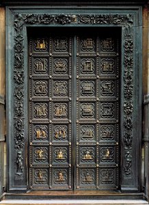 South Doors of the Baptistery of San Giovanni, 1336 (brons)